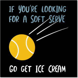 Funny Tennis Pun for Tennis Player Posters and Art